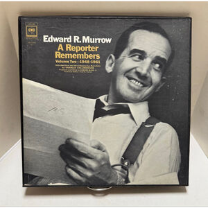 Columbia Vinyl Records Edward R Murrow A Reporter Remembers Volume 2 1948-1961